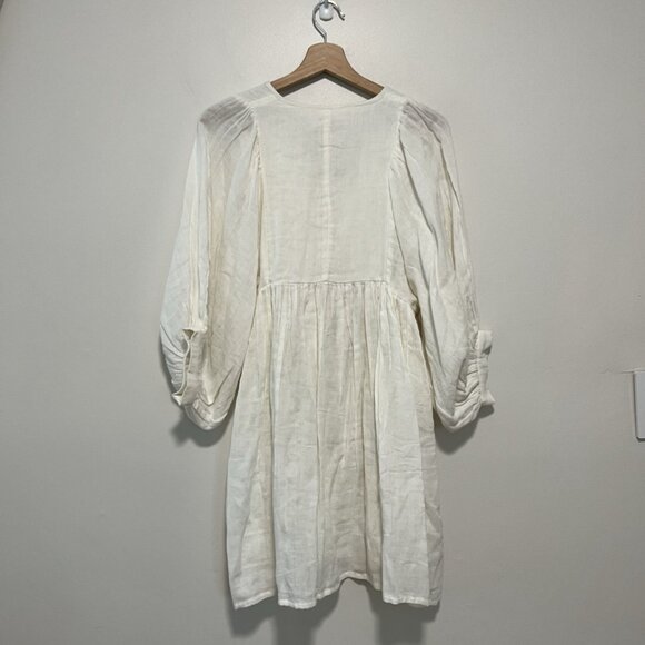 Daughters of India Kyra Mini Dress in White Gauze Size XS - Picture 7 of 10